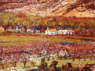 Velarde, Northern New Mexico, artist signed Print