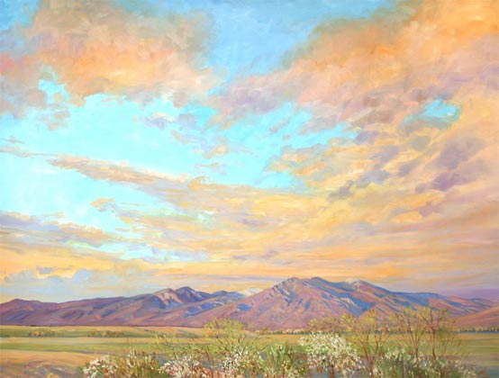 Taos Sunset print valerie graves